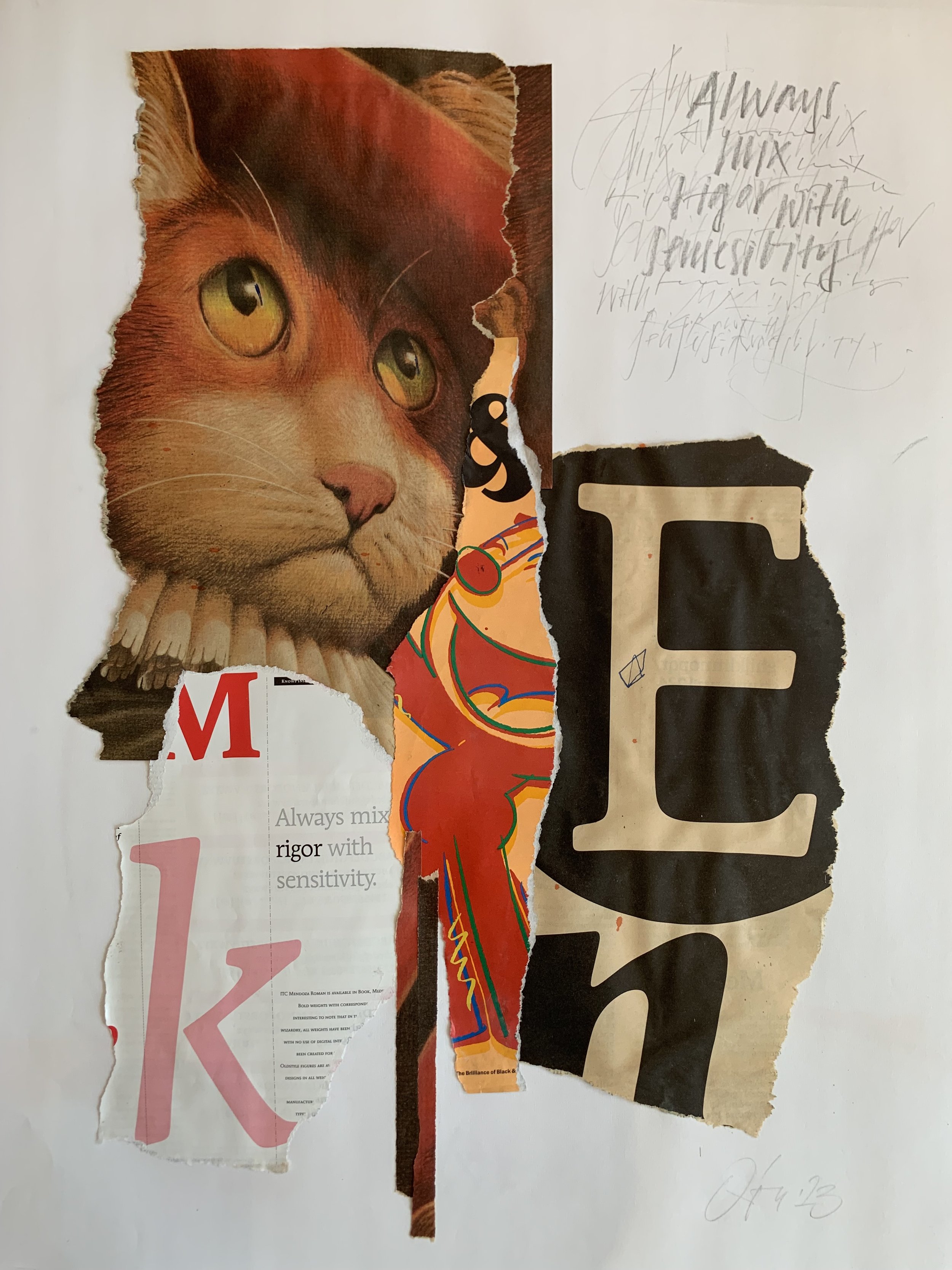 typografie-collage thomas hönel