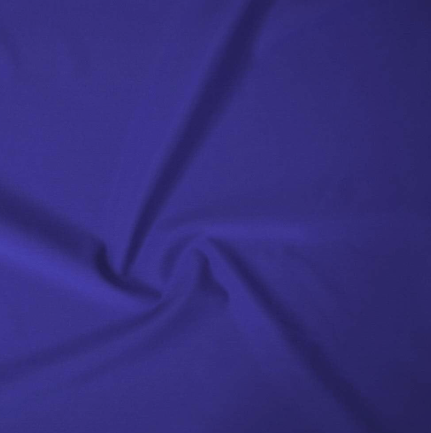 Close-up of purple fabric with a twist or fold in the material.