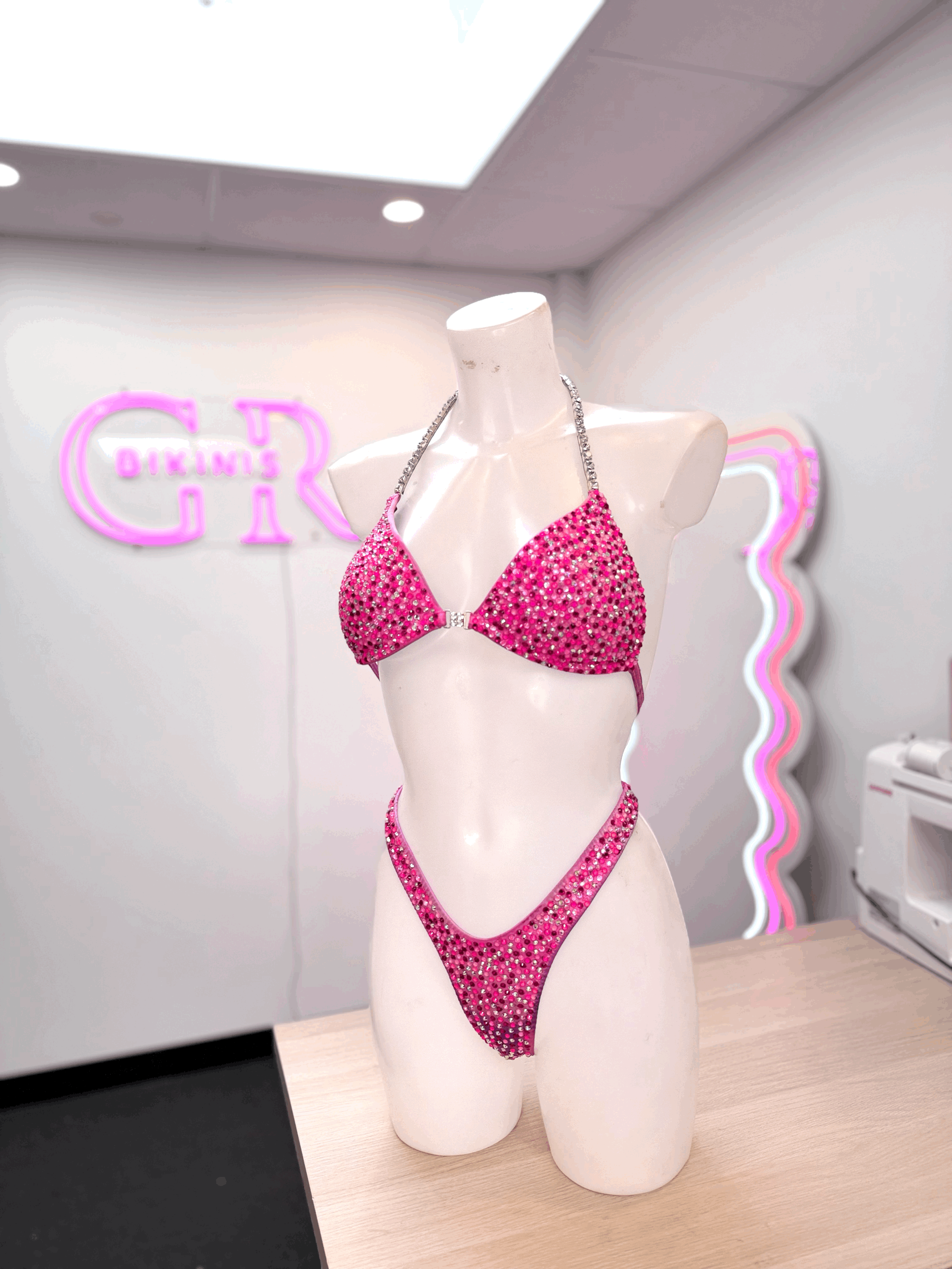 EX RENTAL - Neon Pink Figure