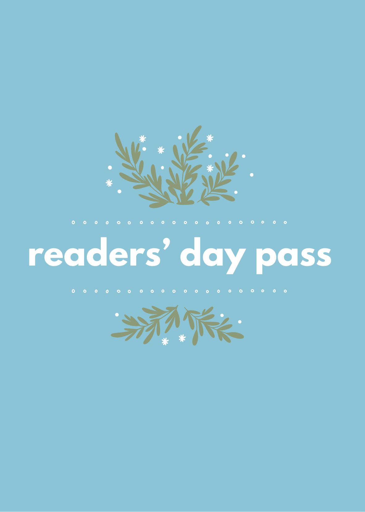 Reader Day Pass