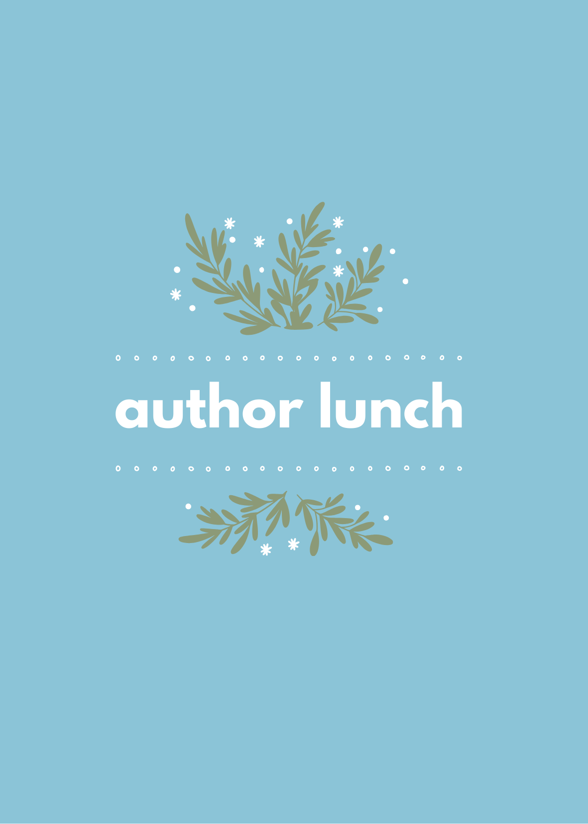 Have Lunch With An Author