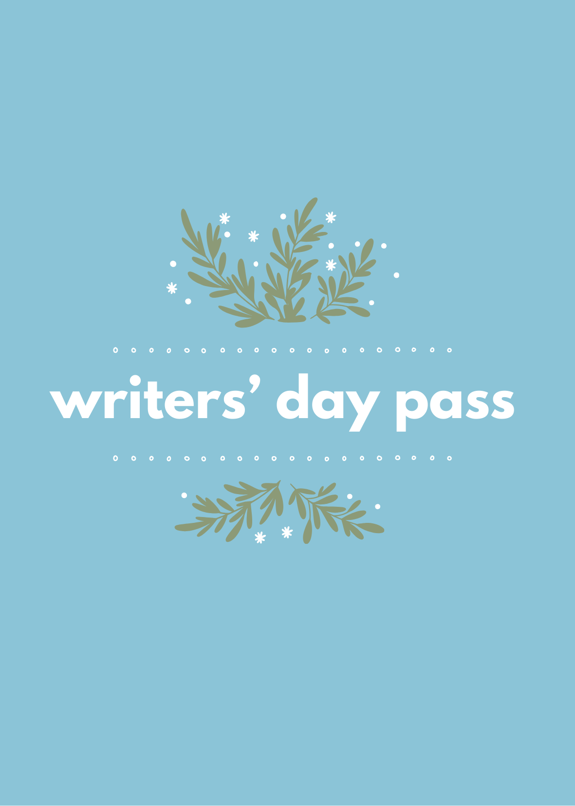 Writers' Day Pass