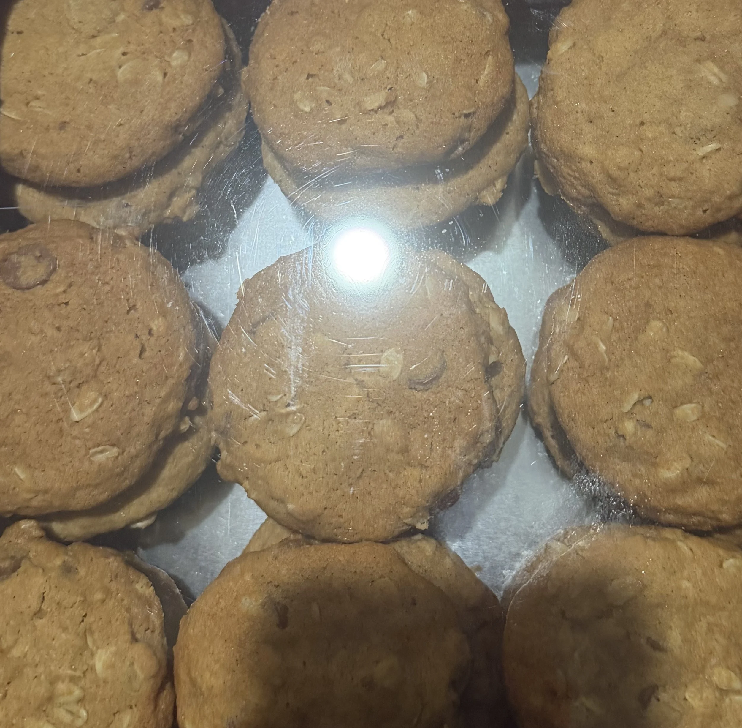 Browned Butter Oatmeal Chocolate Chip Cookies