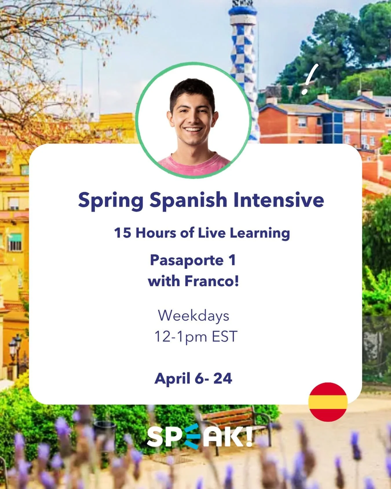 Ever thought about learning Spanish&hellip; but never quite started?

You&rsquo;re not alone. Most people don&rsquo;t need more apps or vocabulary lists.
They need a real person, a real conversation, and a reason to show up.

That&rsquo;s exactly wha