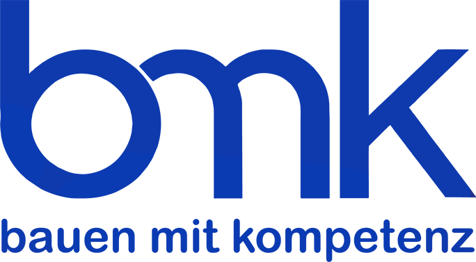 bmk projekt Logo. bauen mit kompetenz.