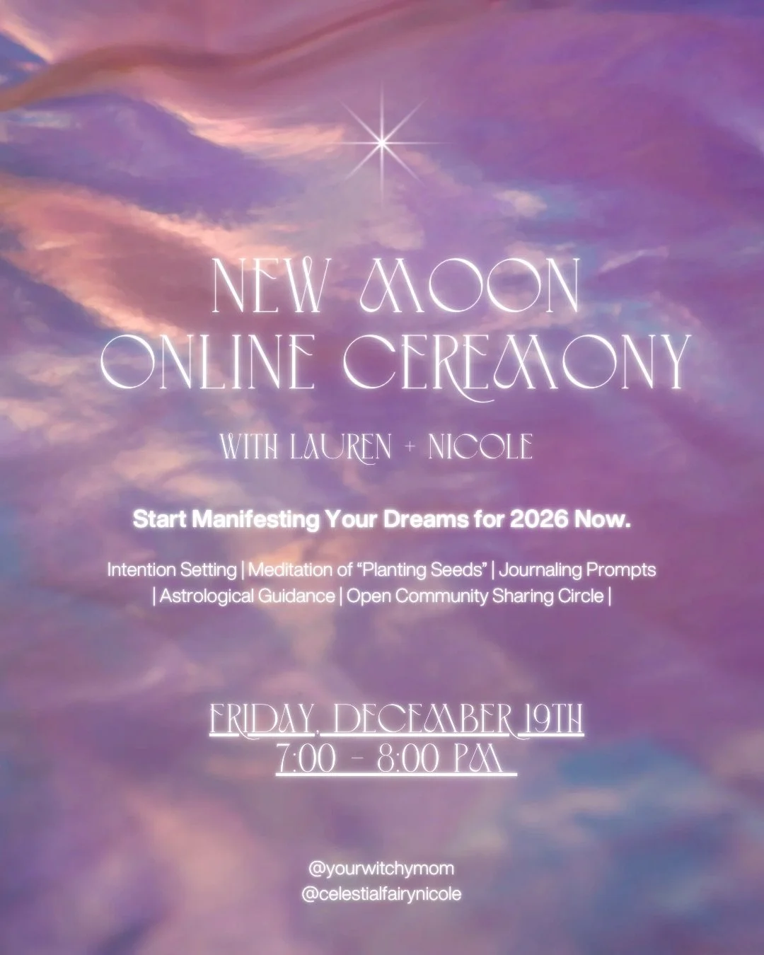December New Moon Ceremony