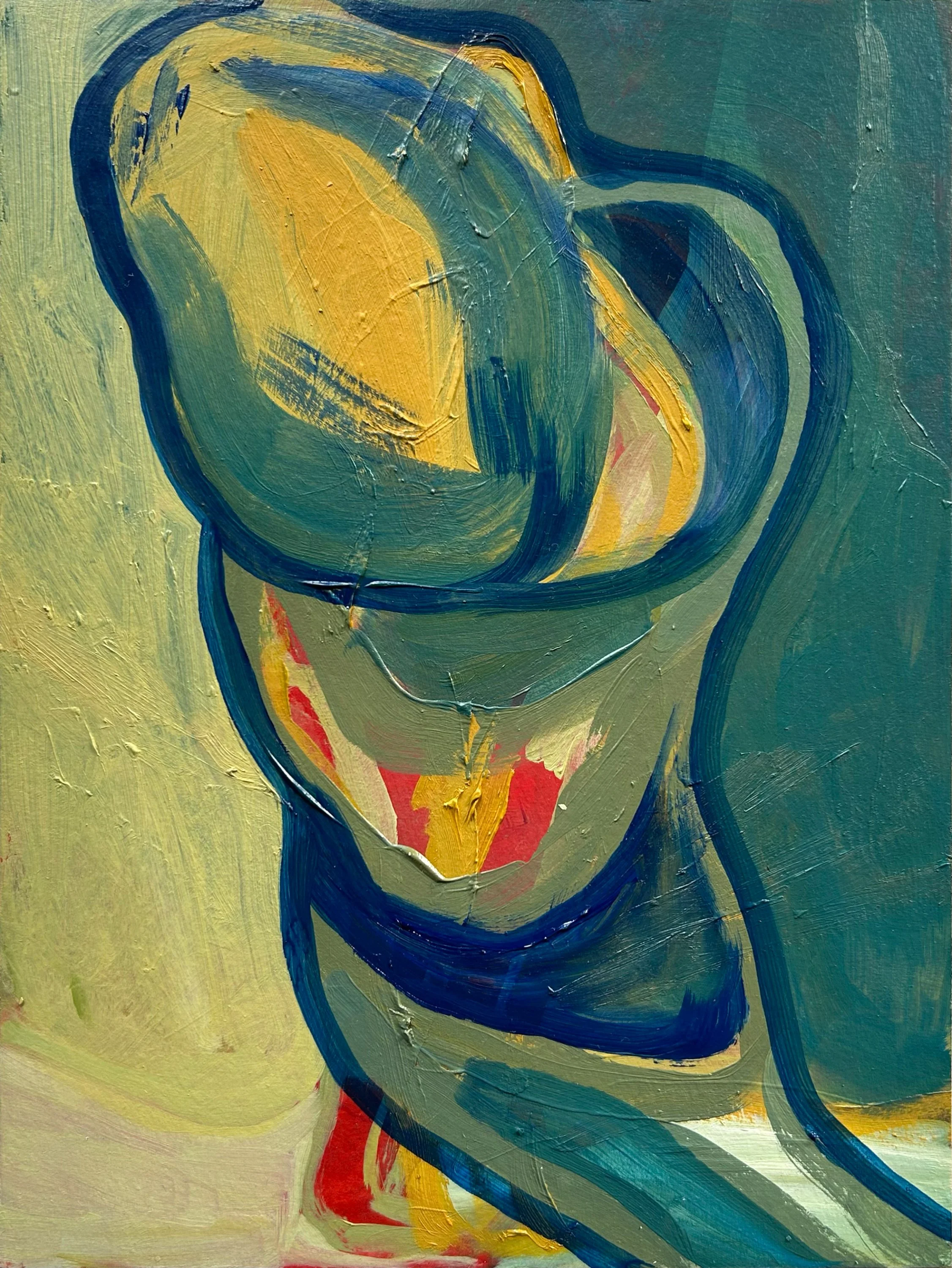 Untitled | Oil on cardboard | 29 x 21 cm | 2024