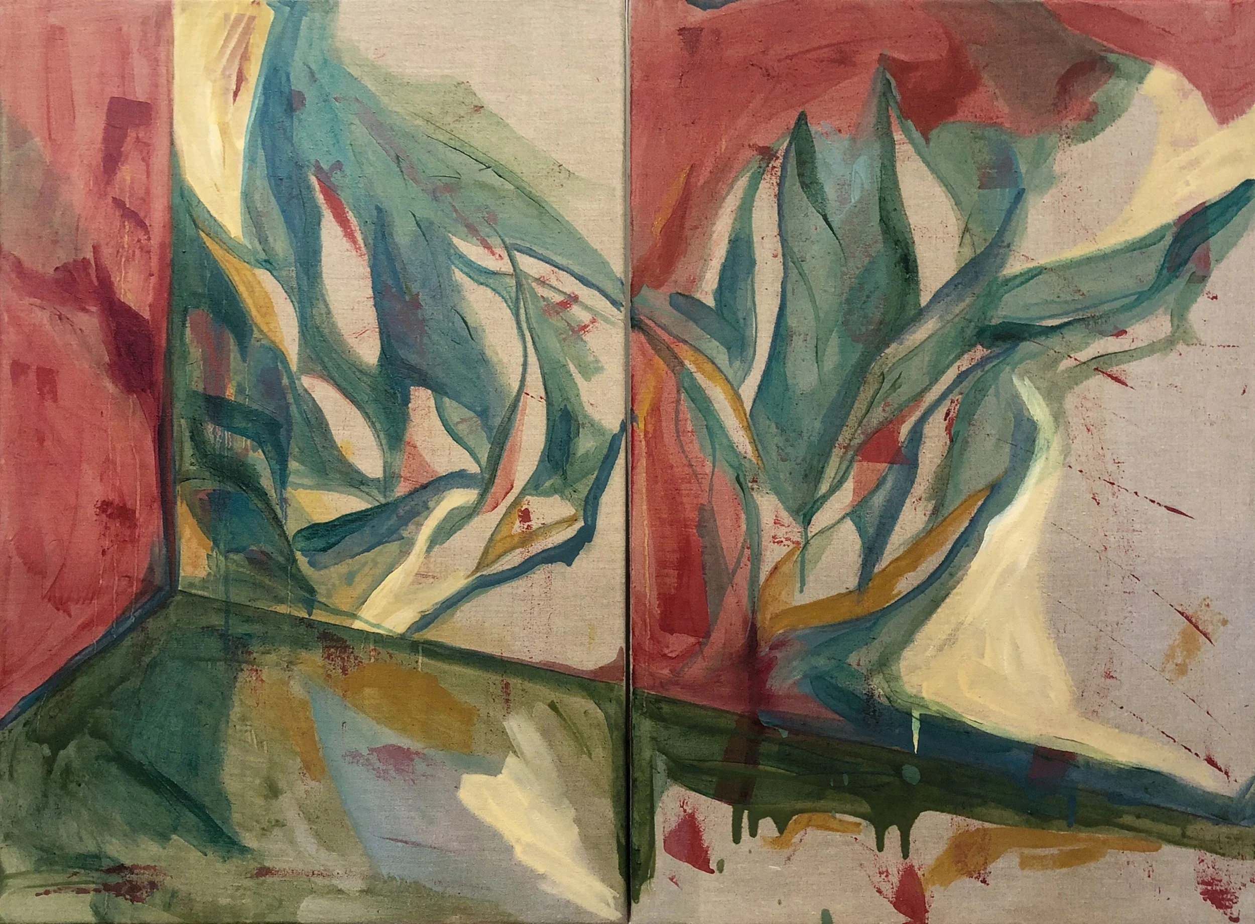 Remnants of a Time | 75 x 100 cm | Oil on linen | 2020