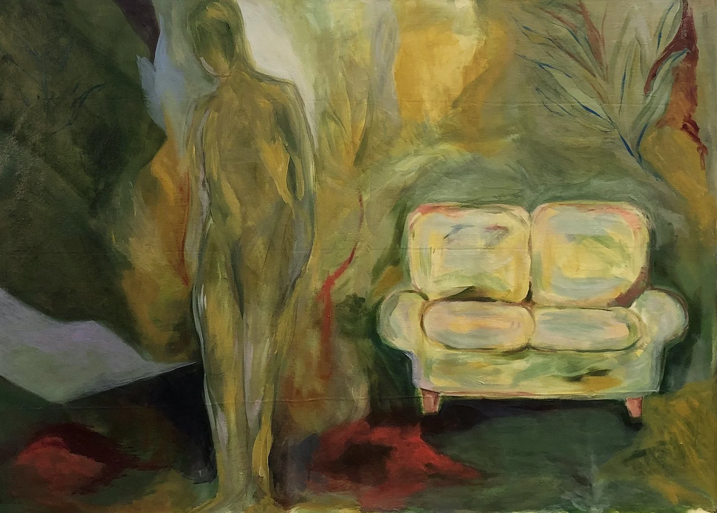Feigned Presence | 100 x 165 cm | Oil on canvas | 2020