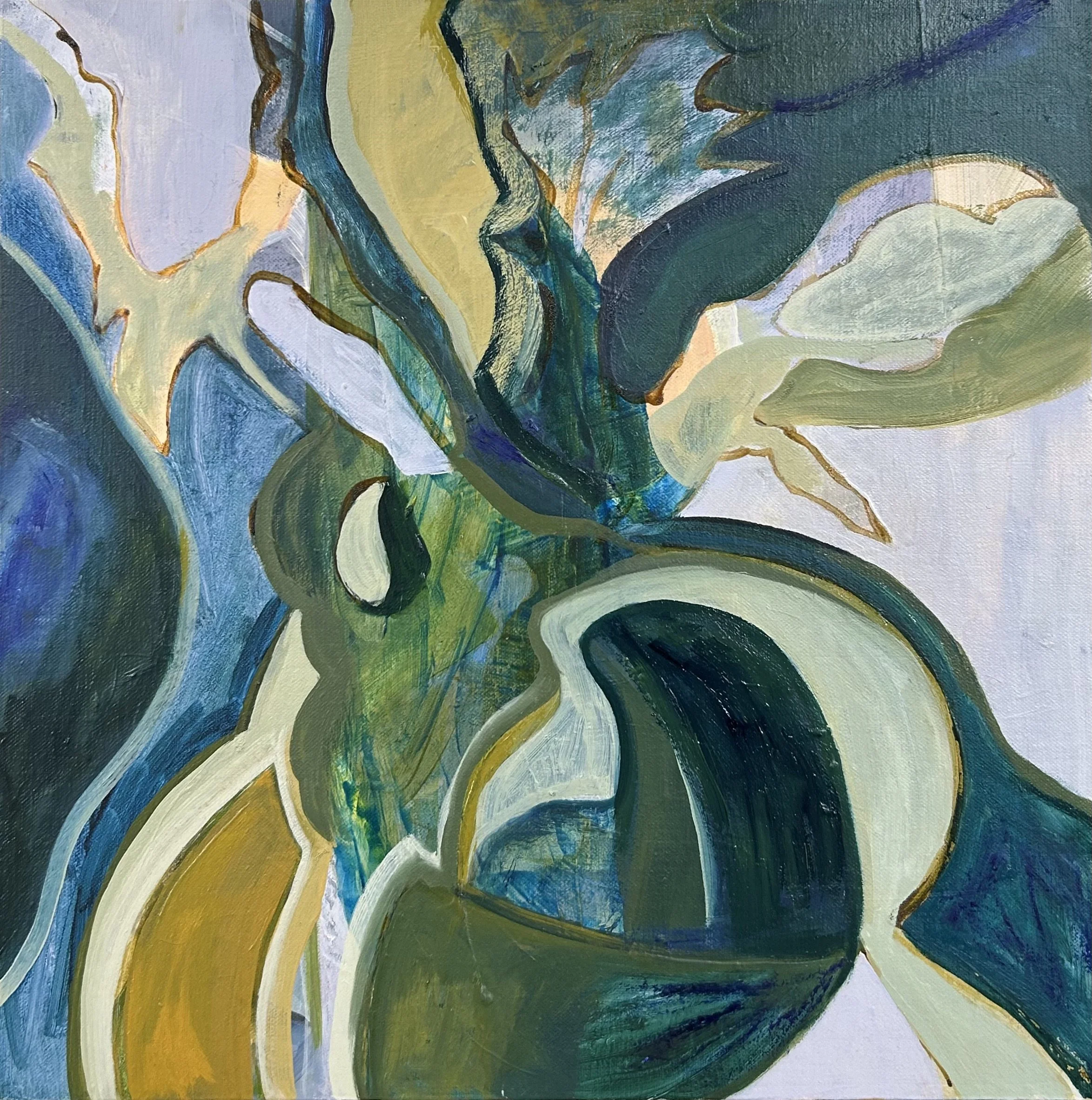 Untitled | 50 x 50 cm | Oil on canvas board | 2022-2025