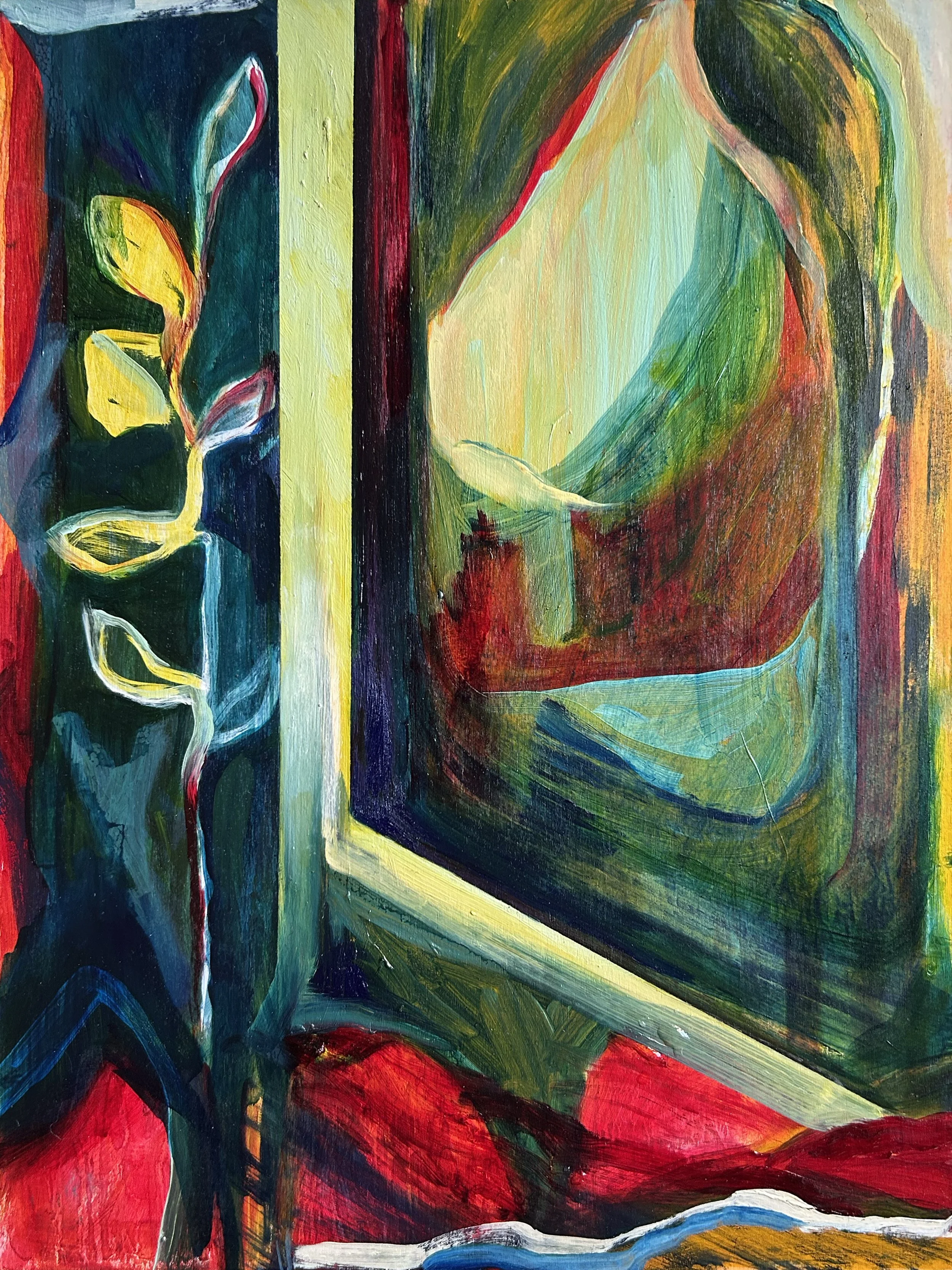 Rustling Memories II | 40 x 30 cm | Oil on board | 2025
