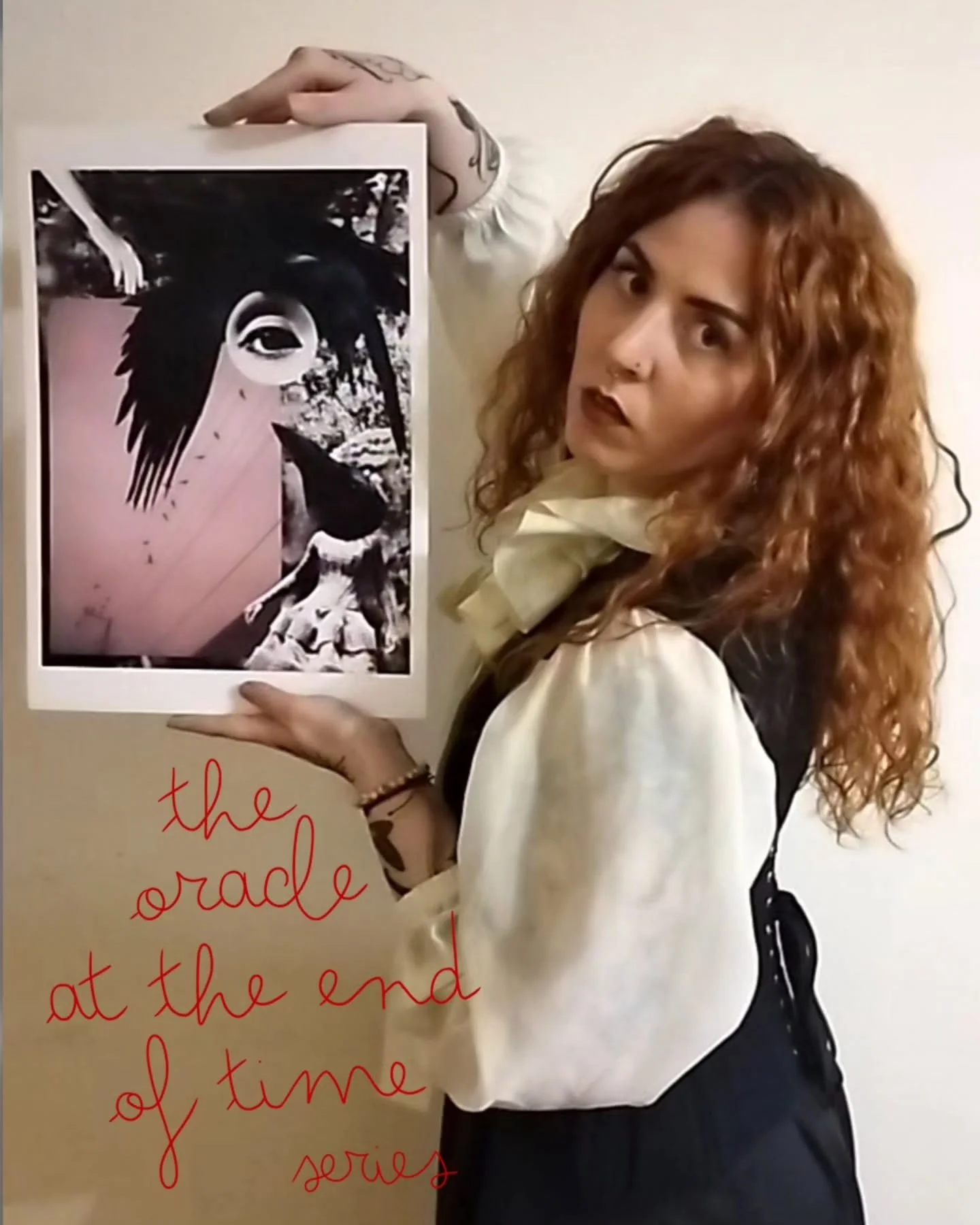 The Messenger
Part of The Oracle at the End of Time series
Analog collage from original clippings, 2020

Some messages come from places larger than ourselves, arriving when we least expect them. They stir something inside, a feeling, a question, a su