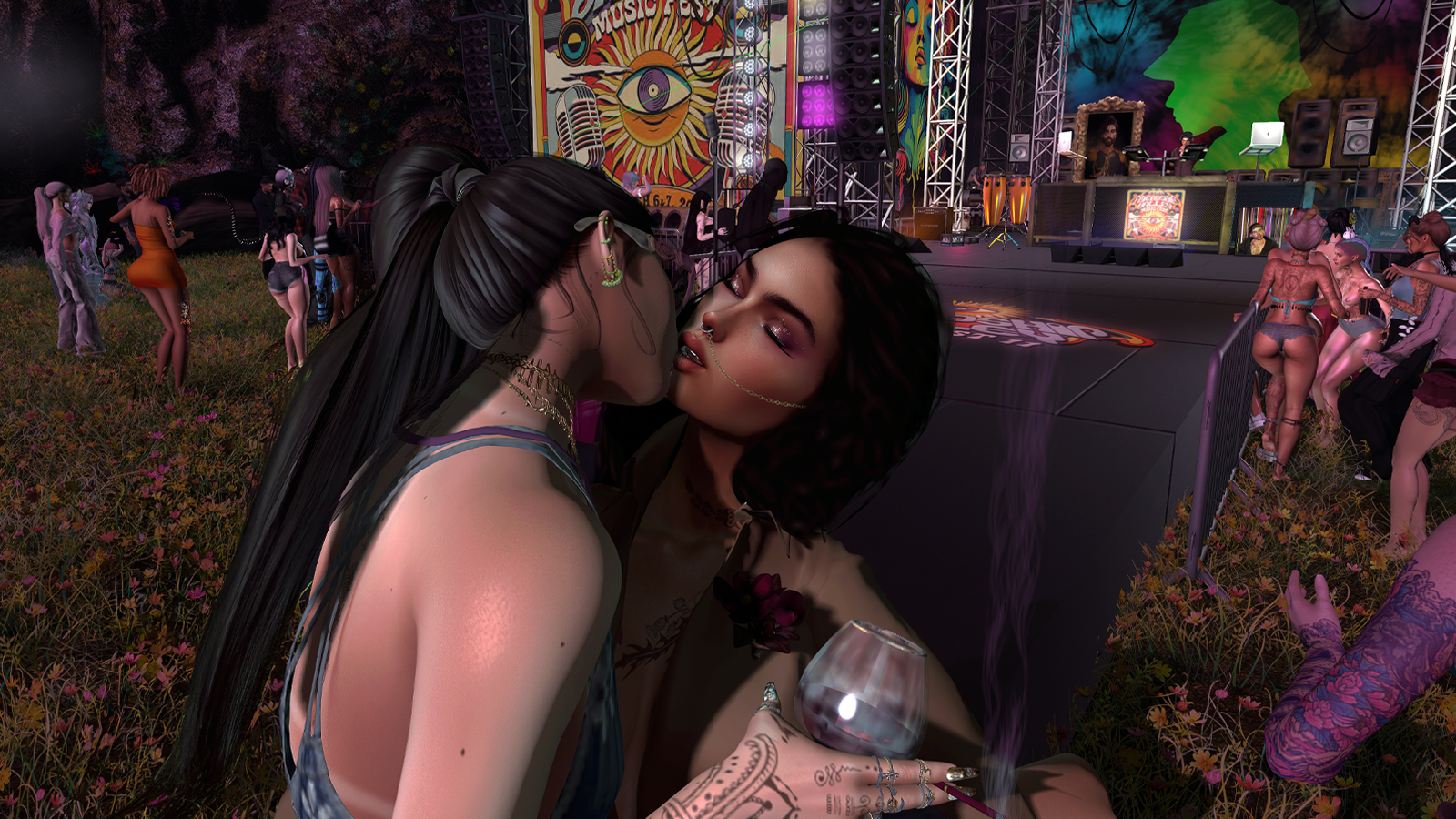 Friendship Valley Lit Up the Grid