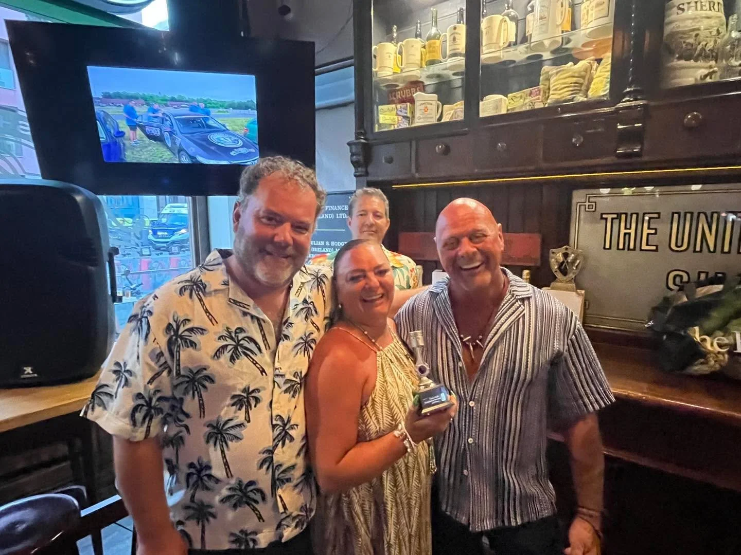 In 2nd place &ndash; flying the flag all the way from the Outback (well&hellip; the Kentish version known as Meopham) &ndash; it&rsquo;s Karl and Gail, also known as Crocodile Dundee!!! 

I almost didn&rsquo;t recognise Gail without the cork hat and 