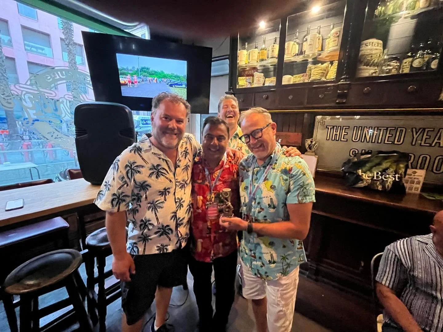 In 3rd place, we have the mighty Classic Comedy Cruisers!!!!! After an astonishing 17 hour first day (yeah no-one else knows how they managed that either!) they rallied through (deliberate pun) and racked up the points in their amazing car!

Well don