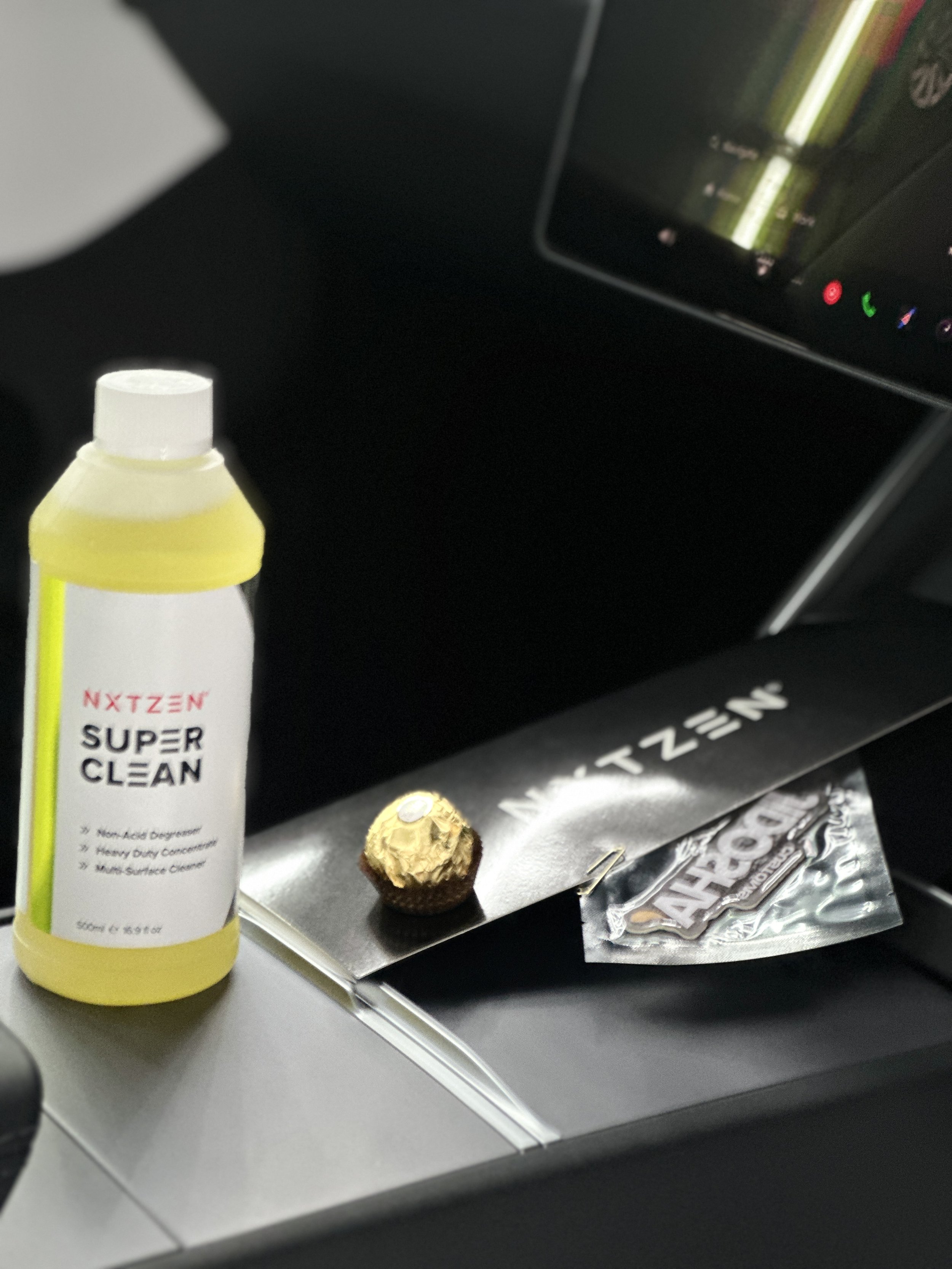 Bottle of NXZTEN Super Clean cleaner