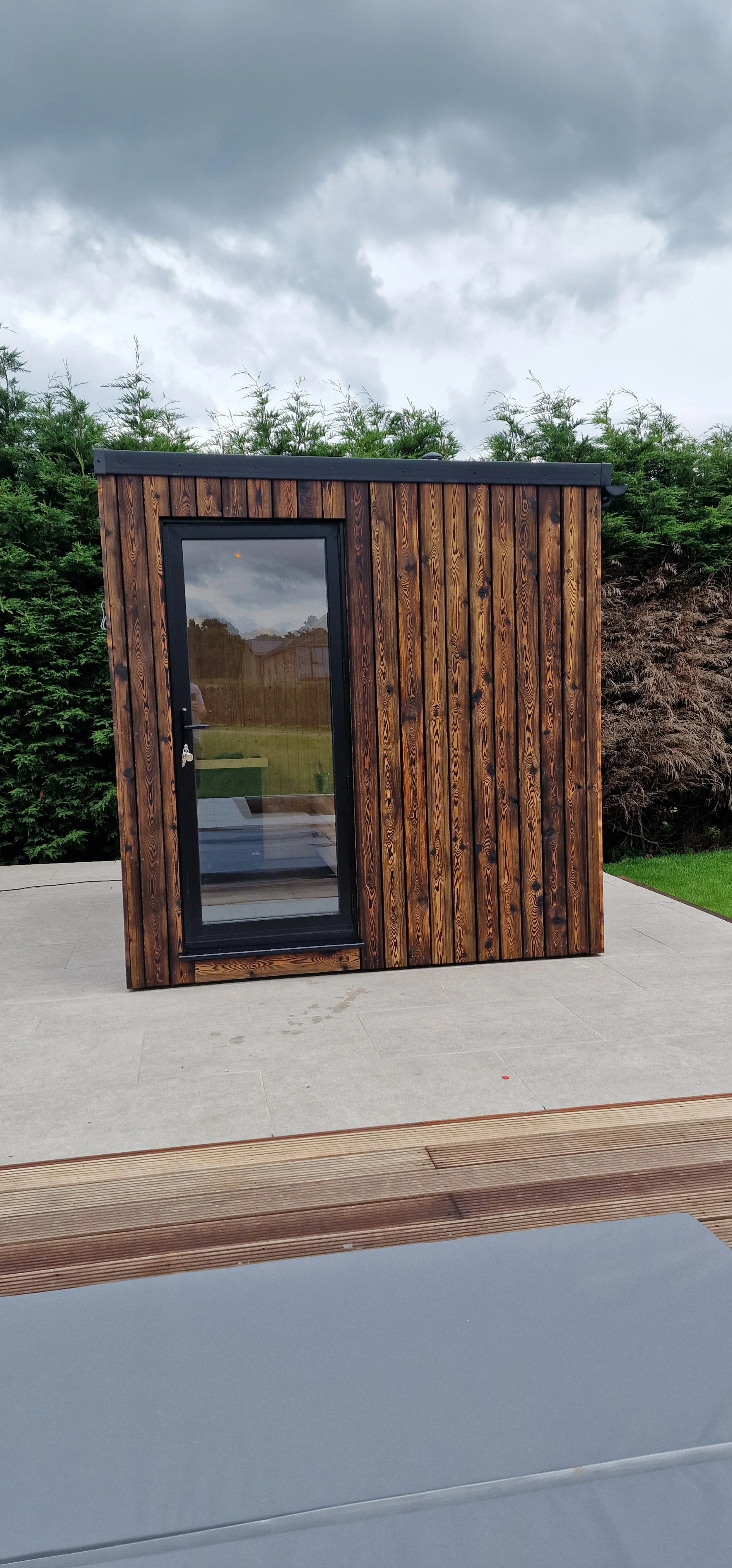 Kirk Hammerton Garden Sauna by Black Elk