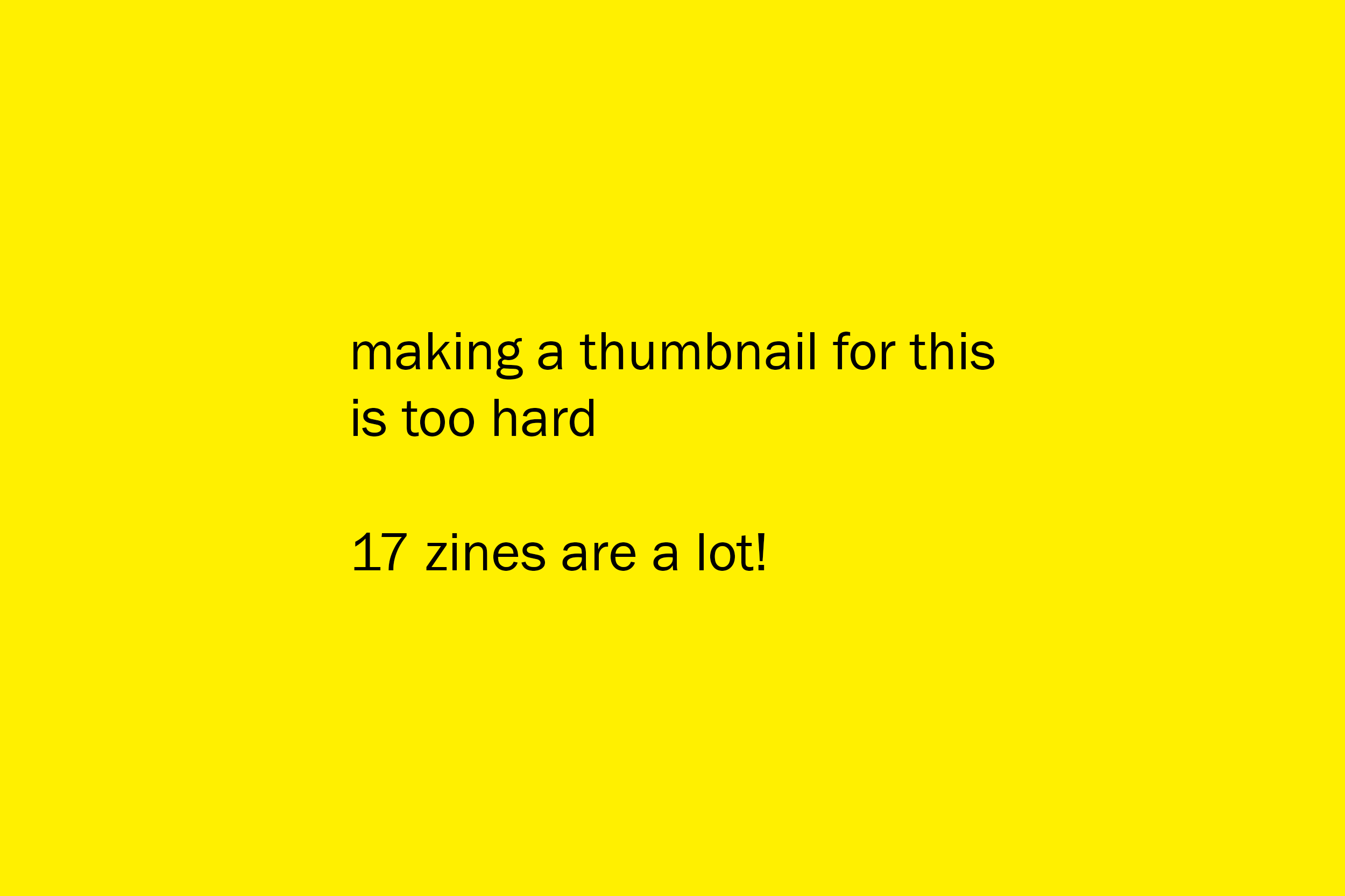 17 Zines in 1 | 1 Month In Asia Edition | 1425 Pages