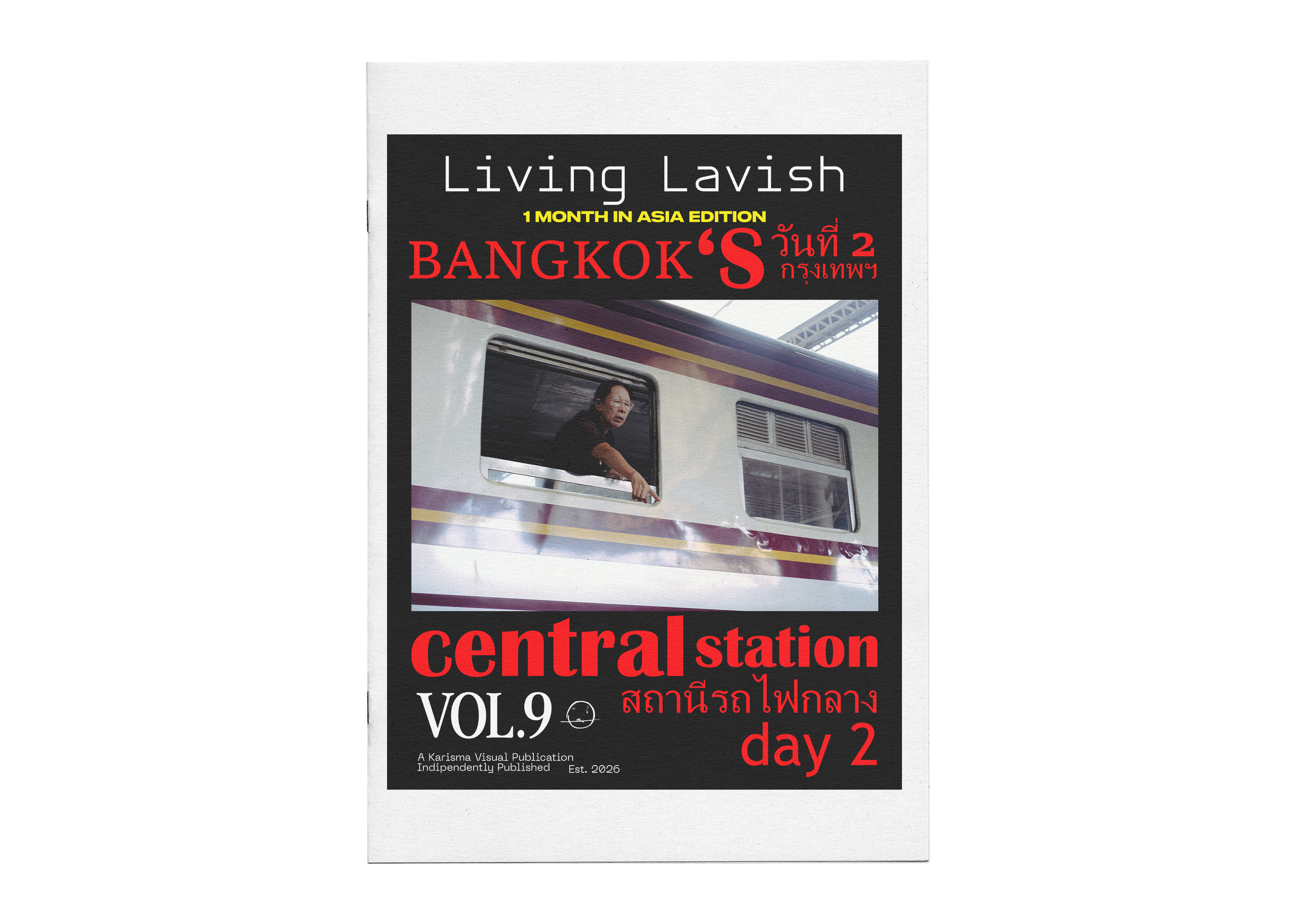 zine cover bkk vol 9 lets gooooo central station COVER II.png