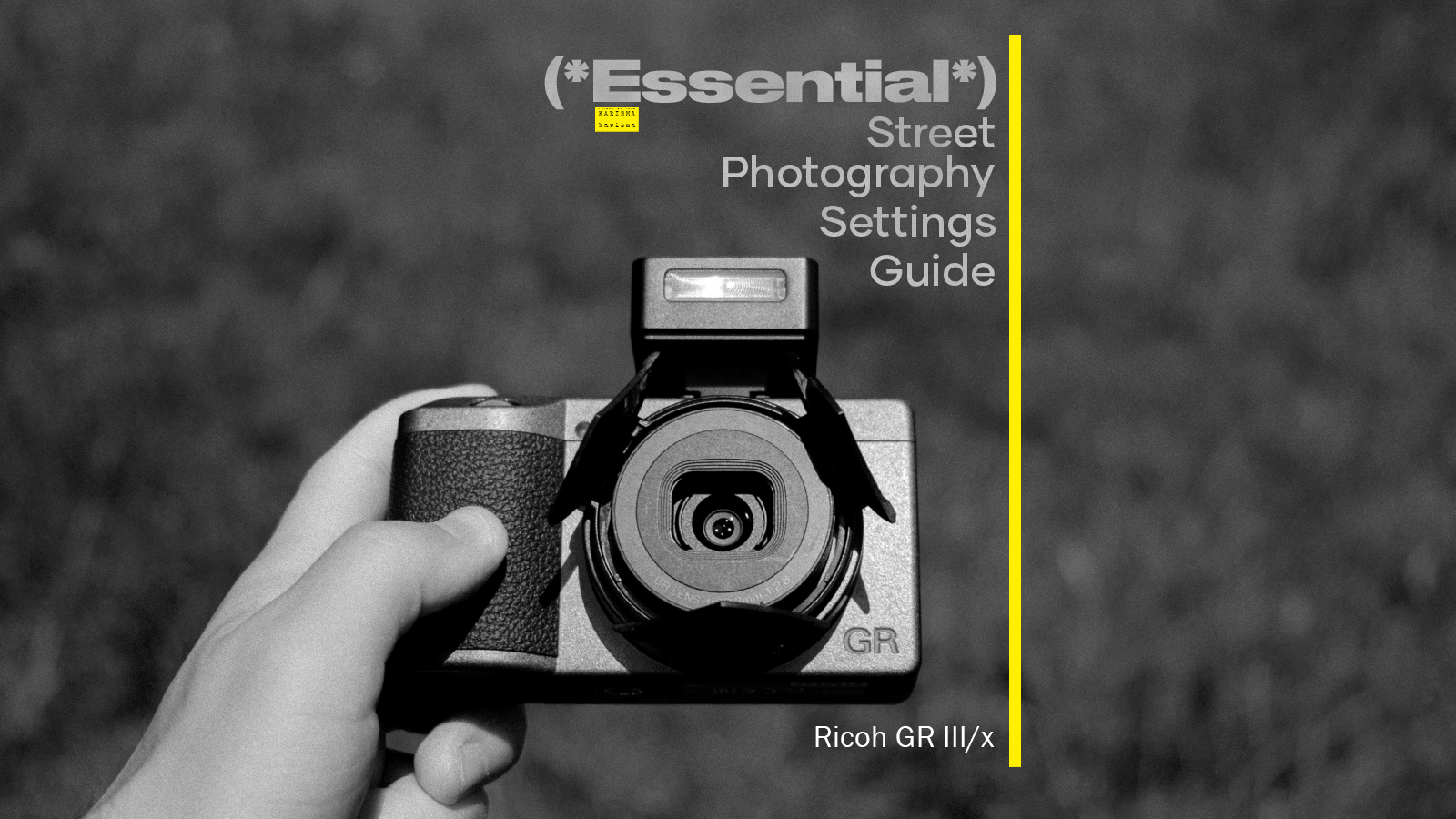 Ricoh GR III/x Essential Street Photography Settings Guide