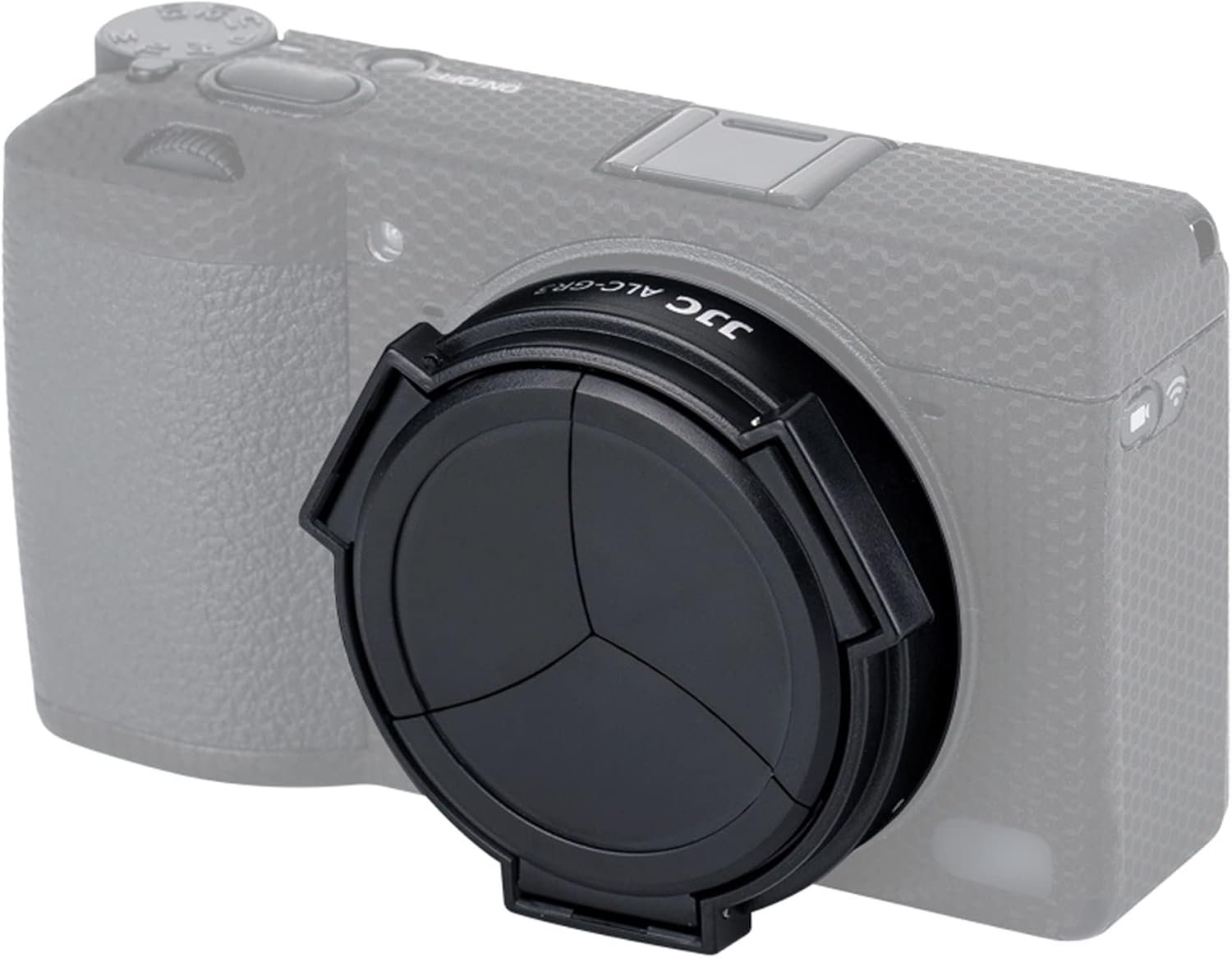 Fotografia di una fotocamera digitale senza obiettivo con copertura protettiva