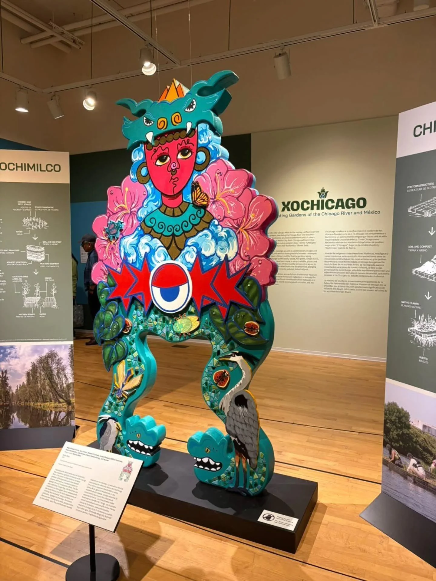 ✨️"Xochi Baby"✨️

The organization, Urban Rivers (@urbanrivers ) ,
Handed a creative project to our youth council members to represent the connection of the Chicago River to Mexico City River, Xochimilco. 🇲🇽🌊
Creating the water goddess, 