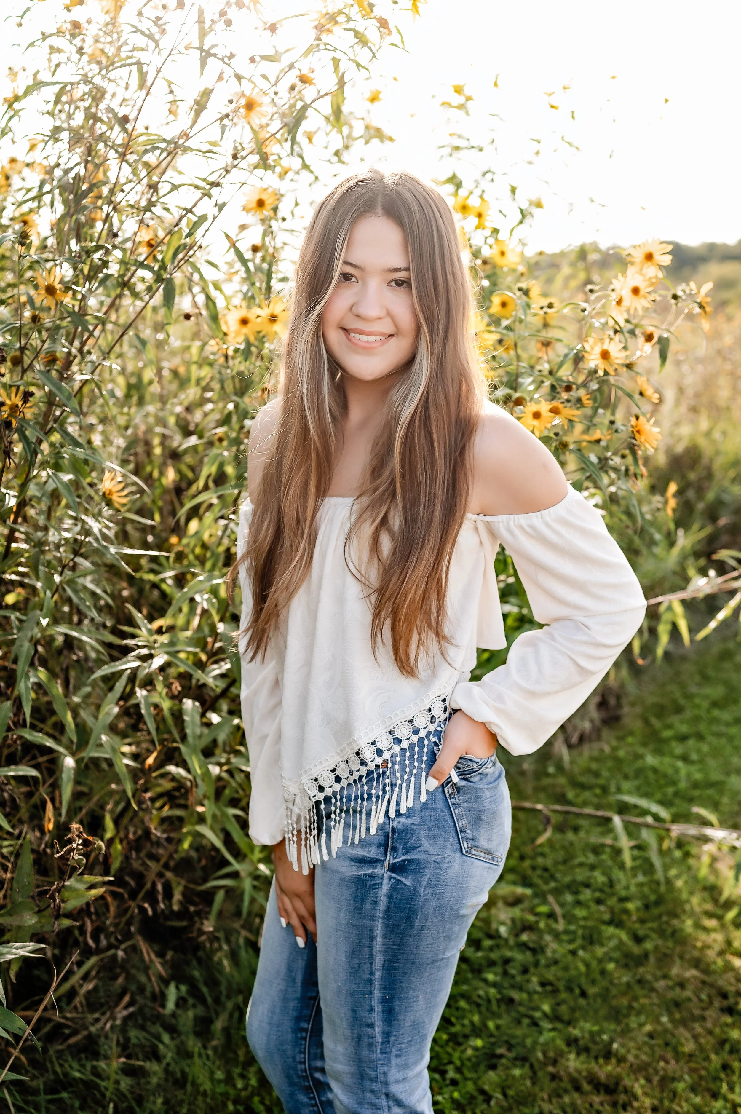Senior portrait photography in Lake Mills, Wisconsin featuring an outdoor session4.jpg