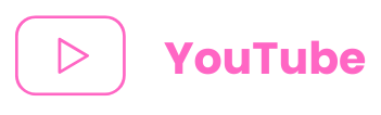 YouTube logo with pink play button icon and pink 'YouTube' text