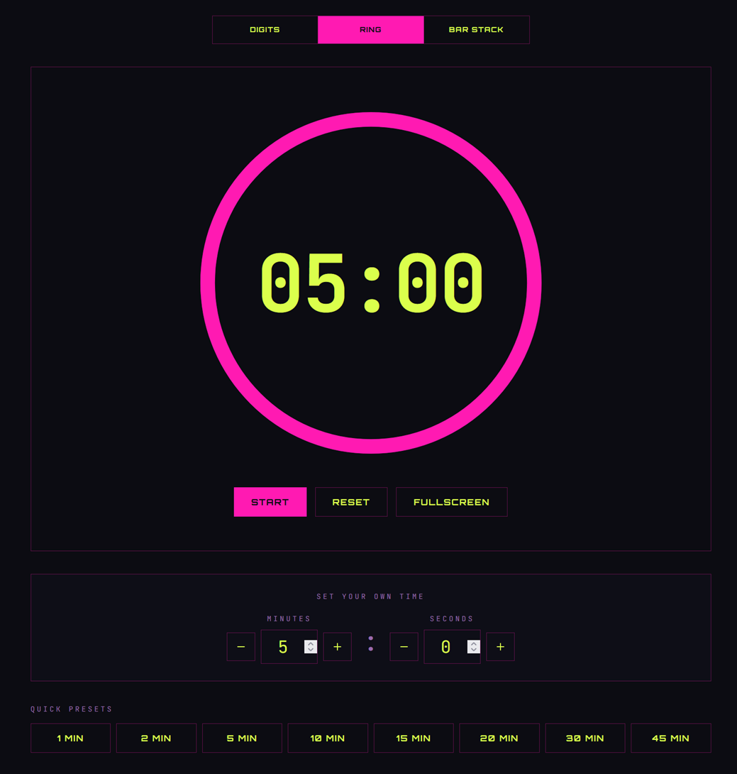 Classroom timer