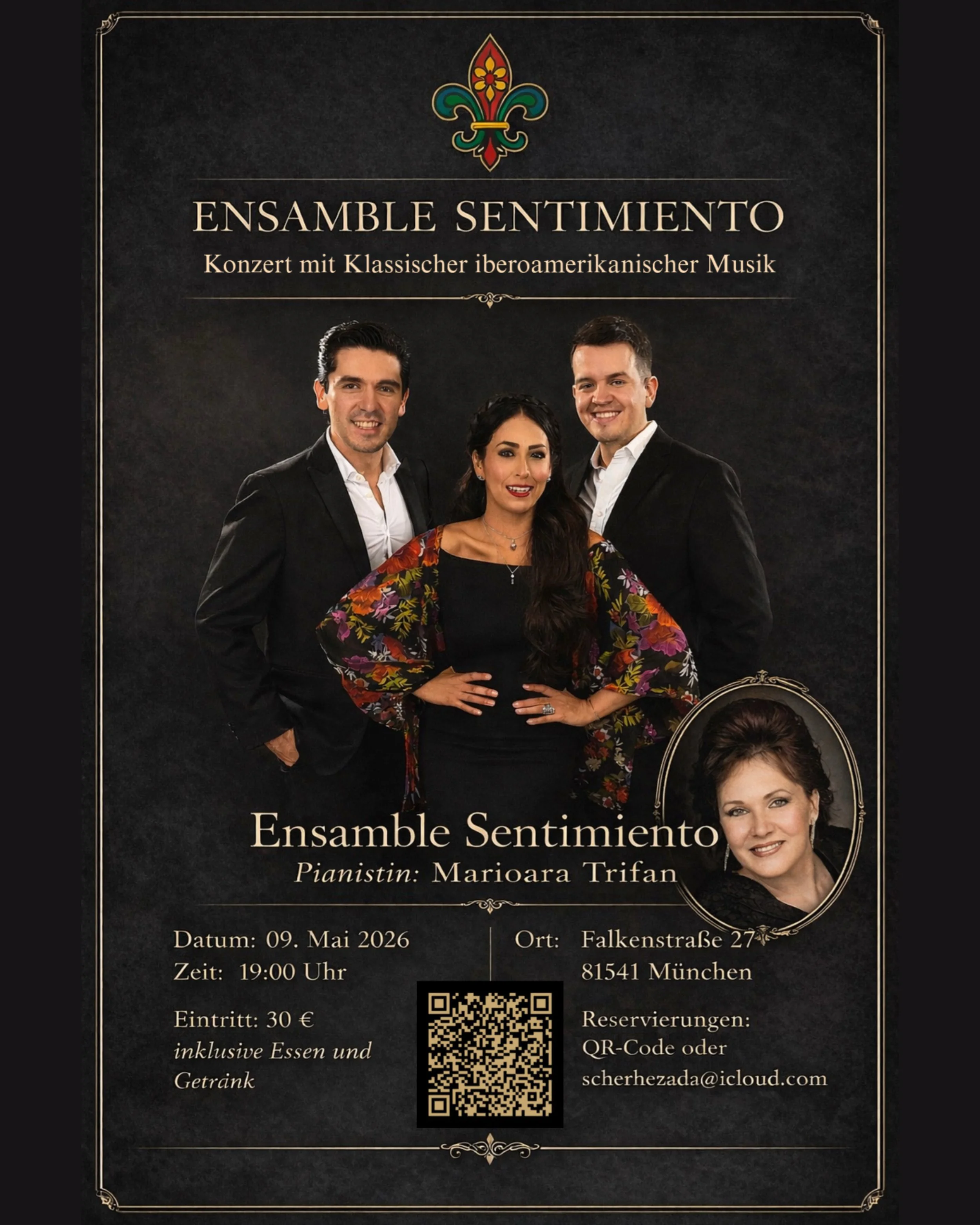 „Ensamble Sentimiento“ Konzert mit Klassischer iberoamerikanischer Musik 09.05.26