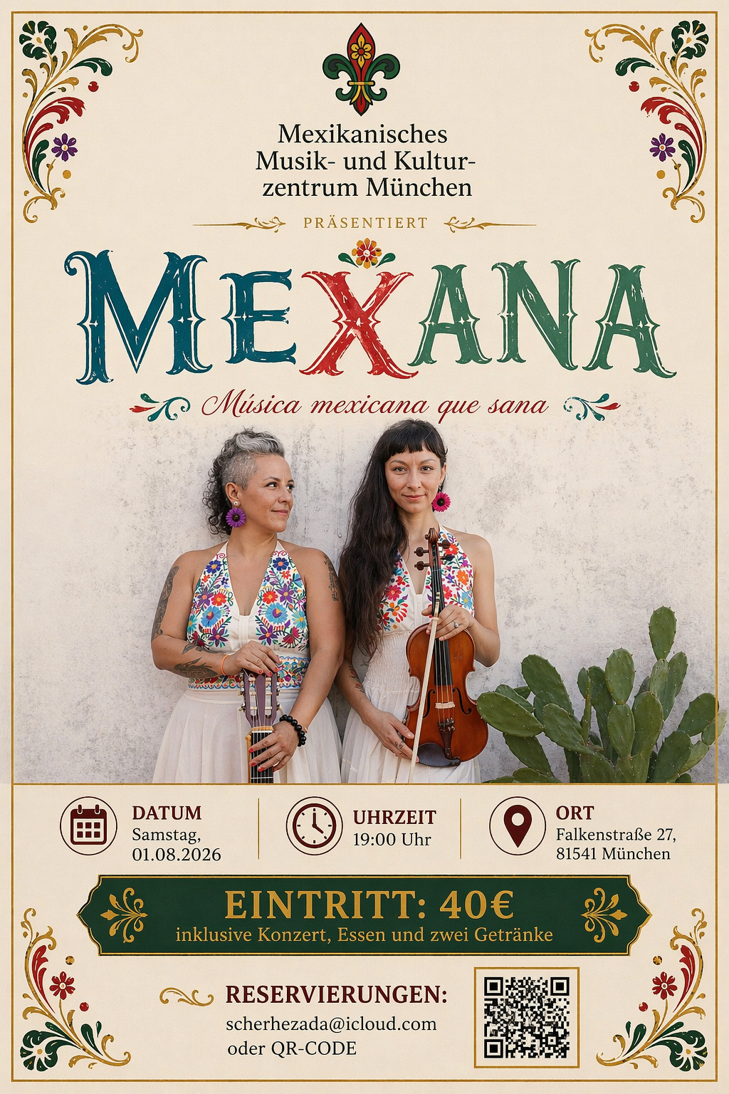 Konzert Mexana: Musik, die die Seele heilt. 01.08.2026