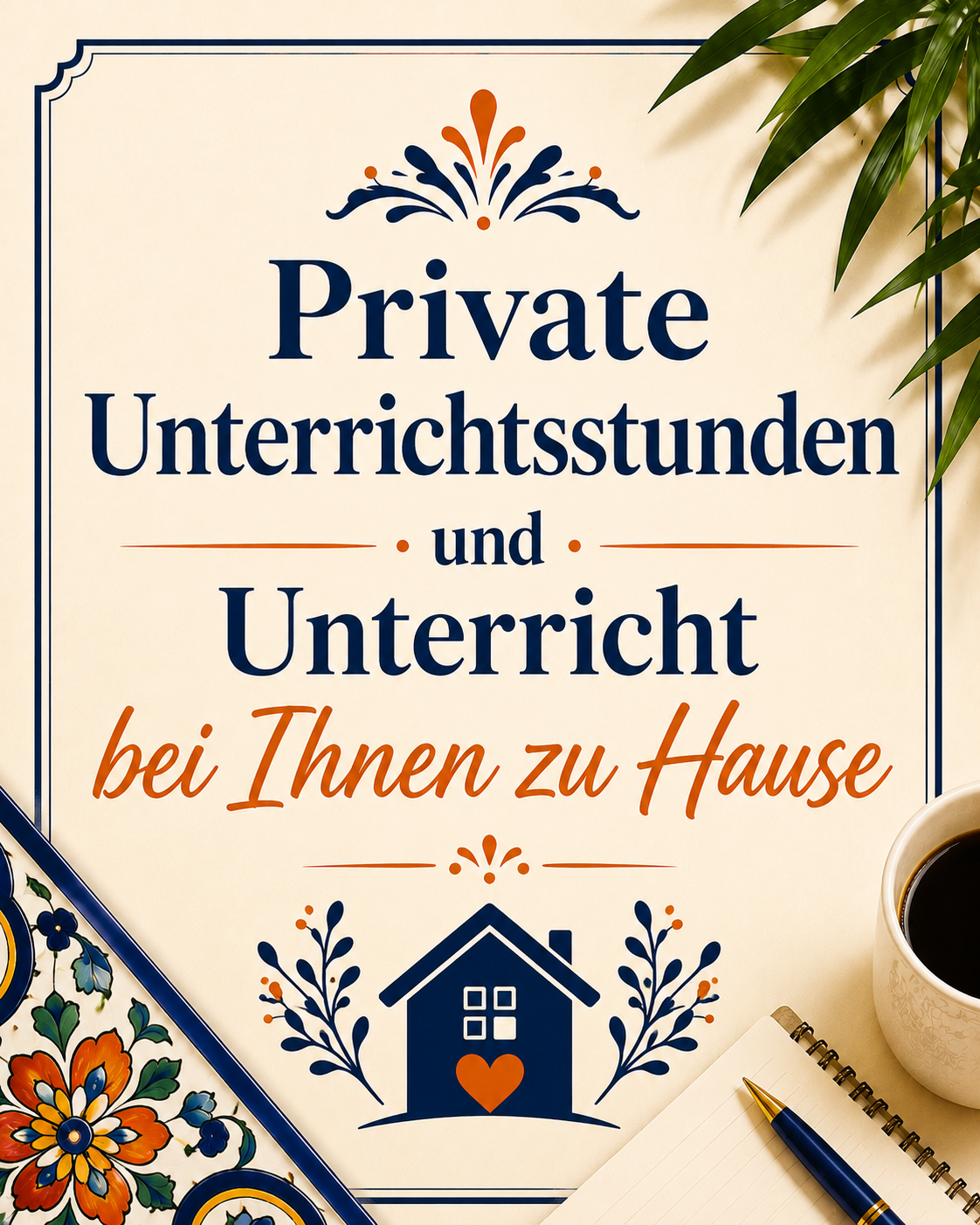 Privatunterricht & Unterricht bei Ihnen zu Hause