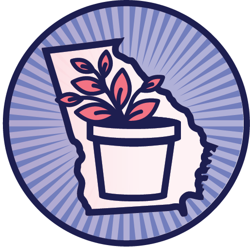 State of Georgia flourishing icon
