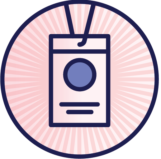 ID badge icon