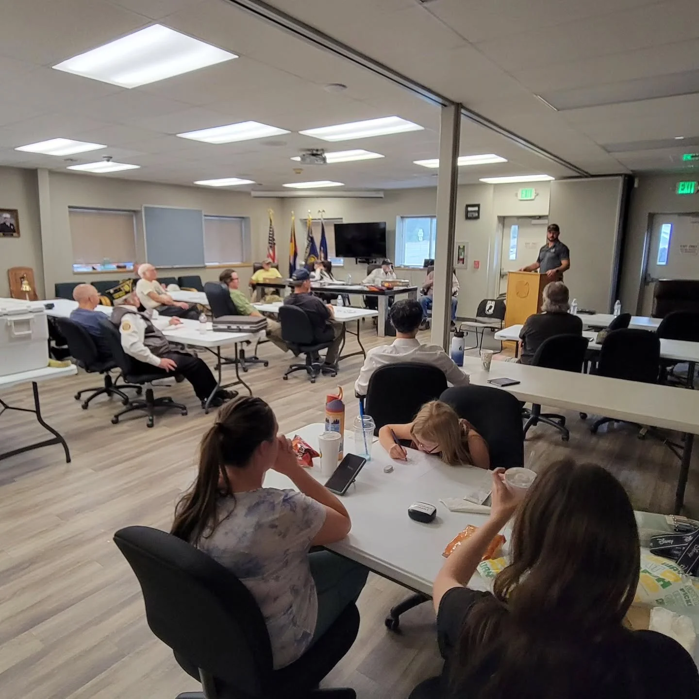 In our most recent meeting this past Thursday, post members had the opportunity to hear from the @mtngrapplers board chairman. He gave a great overview of our area's local youth wrestling club and the values they work to instill. 

Post 2527 members 