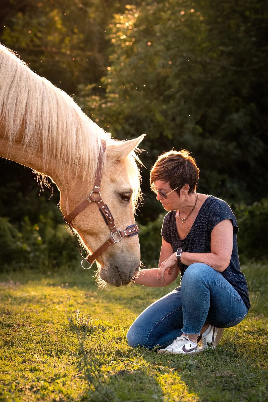 Christelle et Zaïko, son cheval