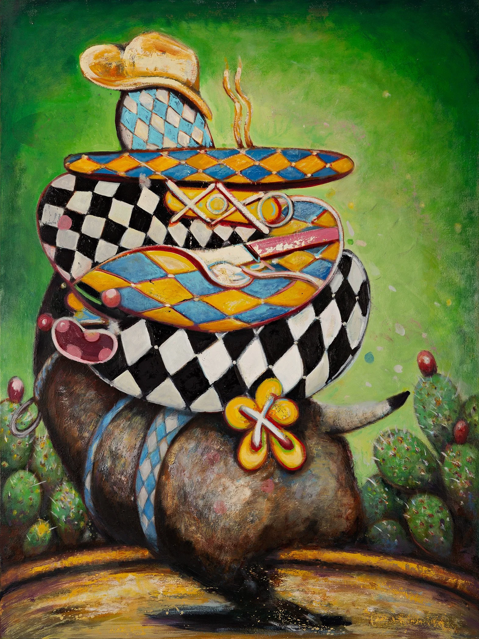 "The Wasteland", 2026, oil on canvas, 48"x36"