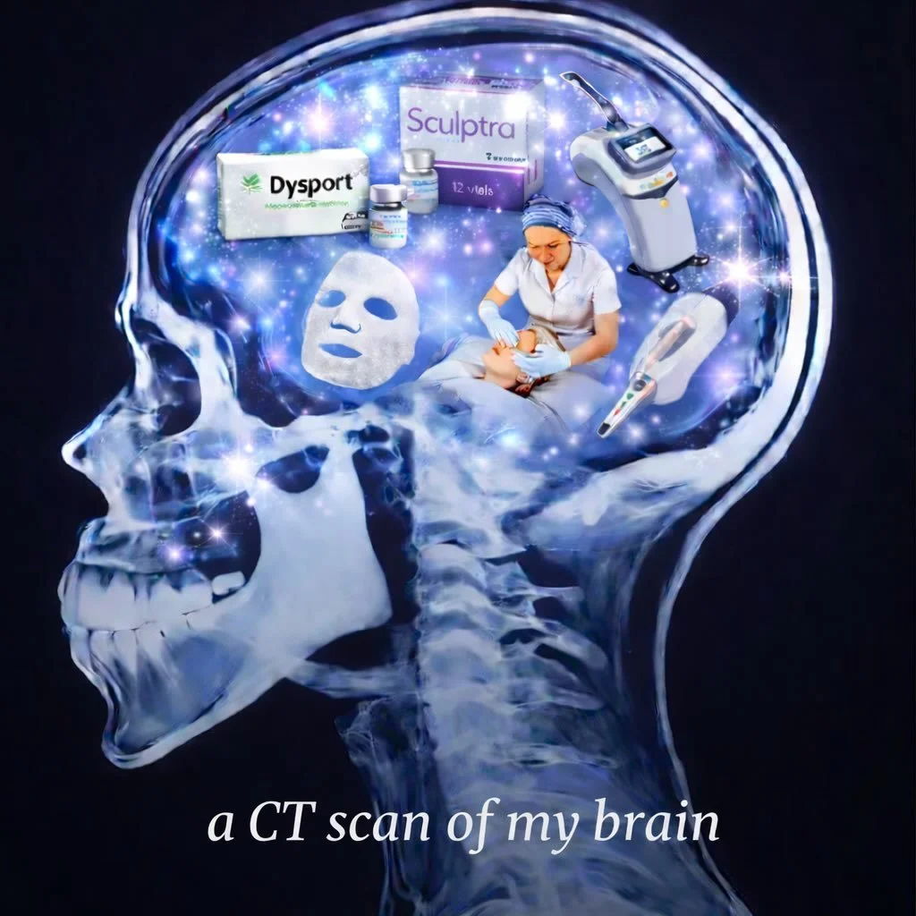 A CT scan of my brain 🧠✨
Diagnosis: Dysport, Sculptra, lasers, facials&hellip; and zero regrets.

#theskinpeople