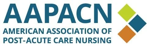 Logo of the American Association of Post-Acute Care Nursing (AAPACN) with the organization's name and four colored diamond shapes.