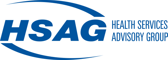Logo for HSAG, Health Services Advisory Group