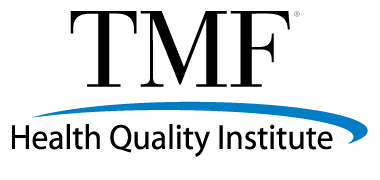 TMF Health Quality Institute logo with a blue swoosh.