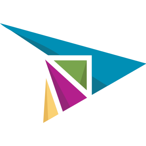 Moving Forward Coalition Favicon, the color icon with blue, green, purple, and yellow geometric shapes.