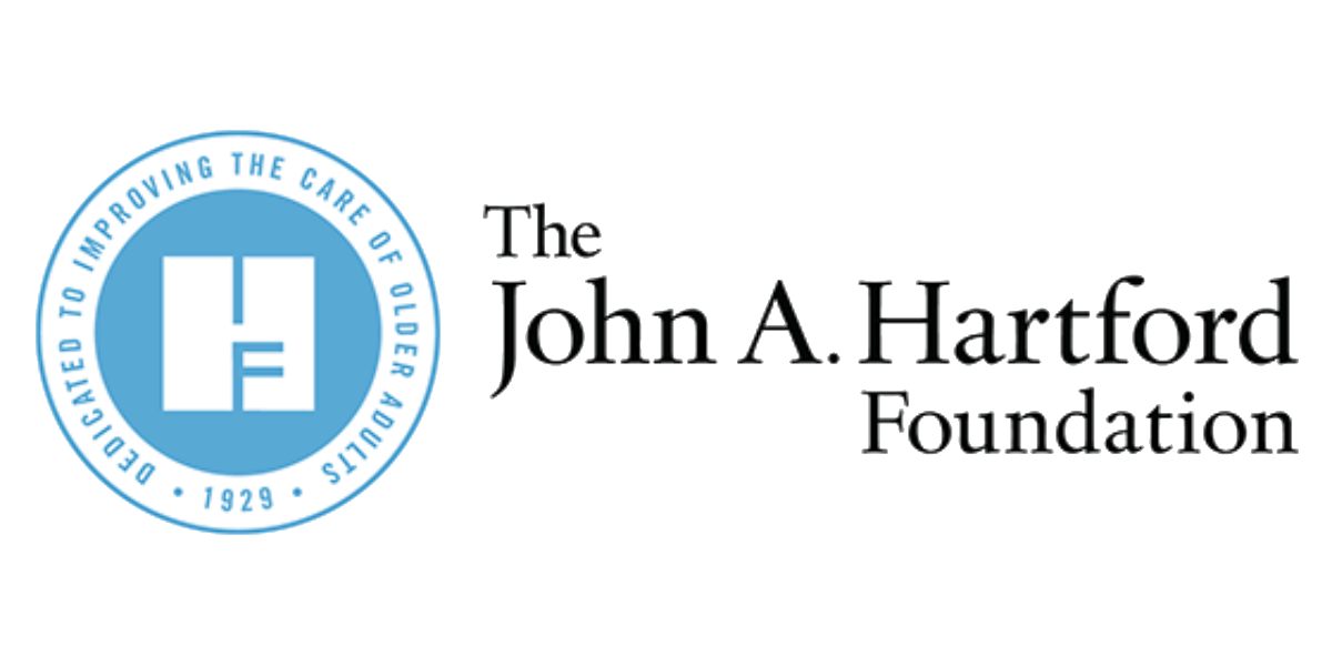 Logo of the John A. Hartford Foundation with the organization’s name and a circular emblem.
