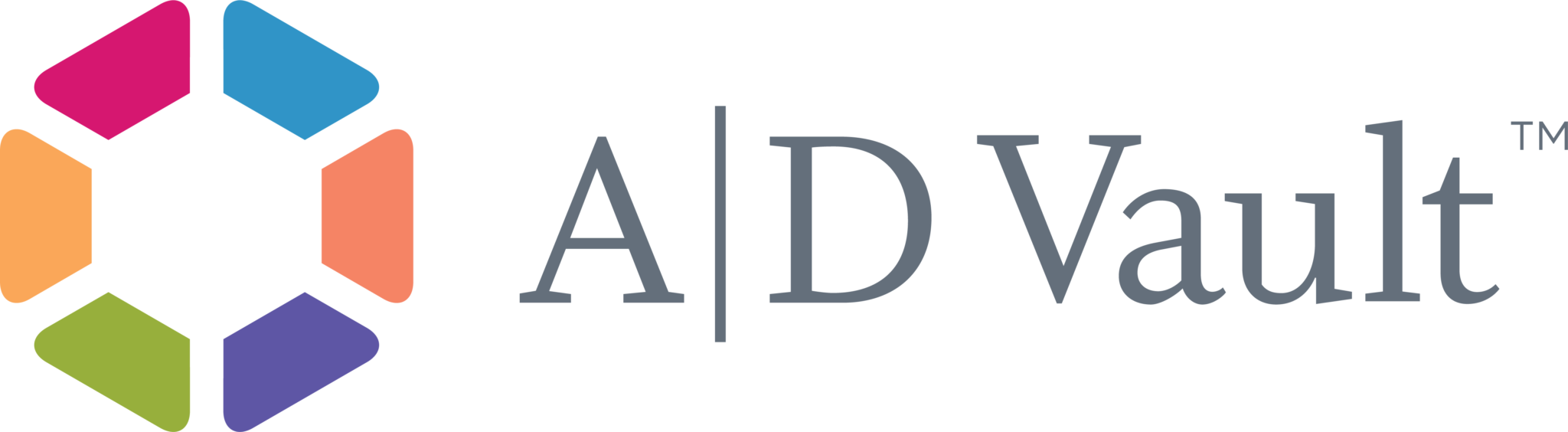 AD Valut logo, including a colorful circle.