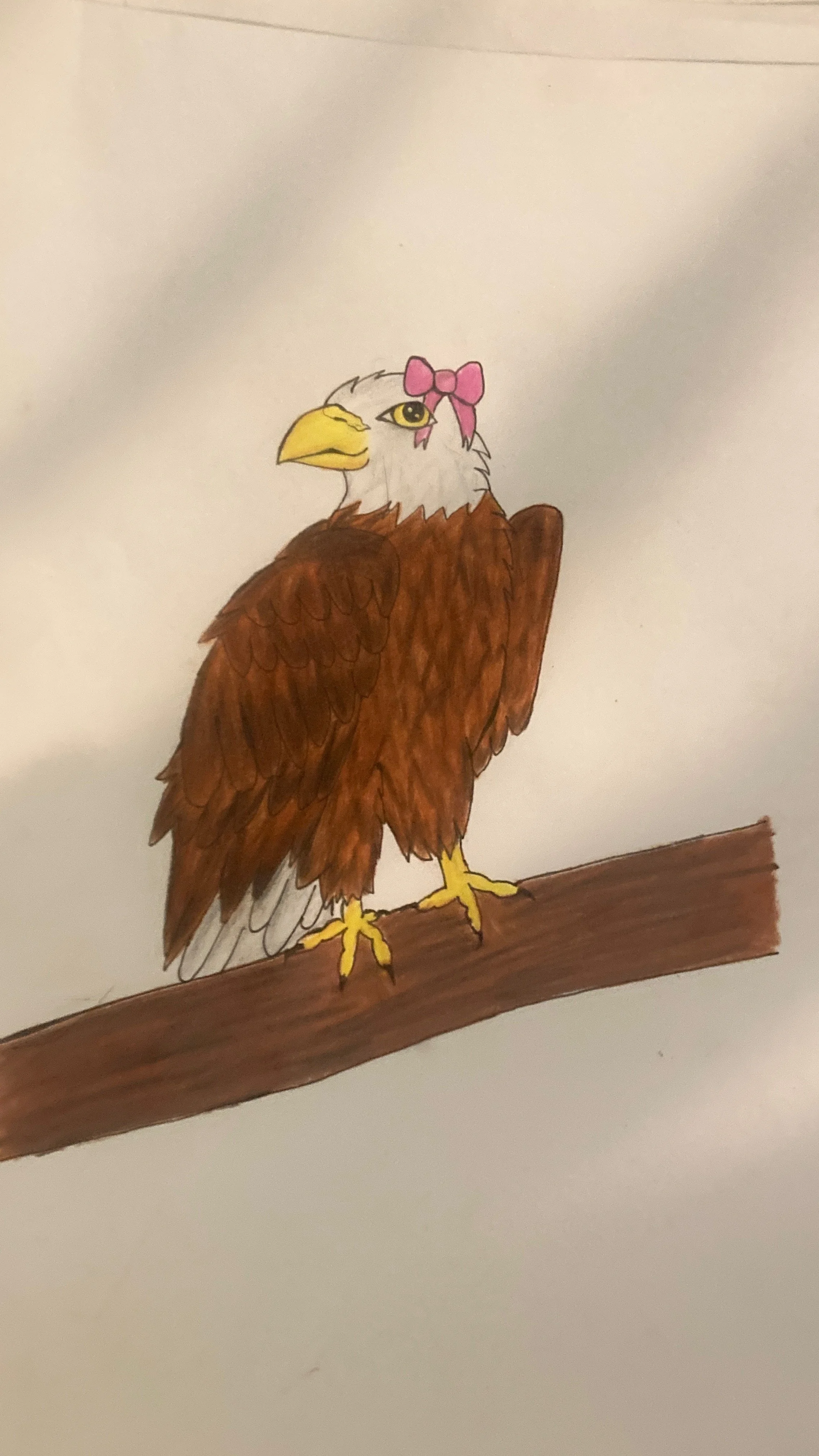 Original drawing of Eleanor the Eagle