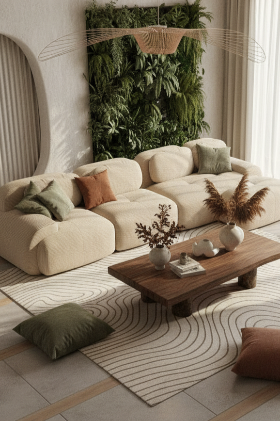 salon chaleureux cocooning : le combo gagnant