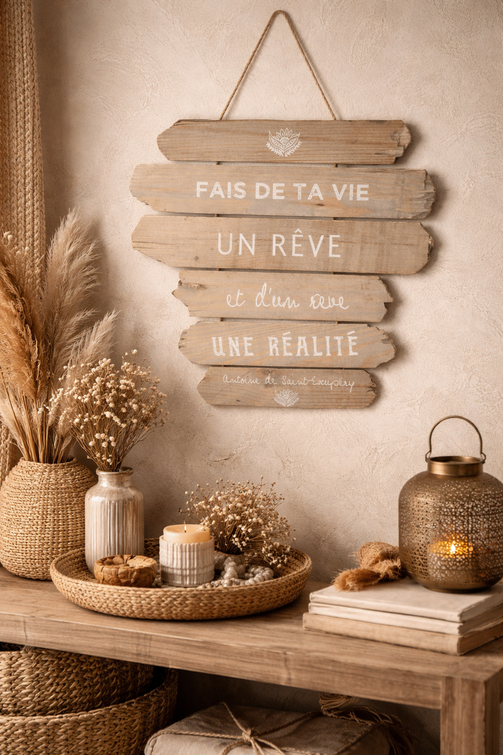 Citation inspirante et déco bohème.png