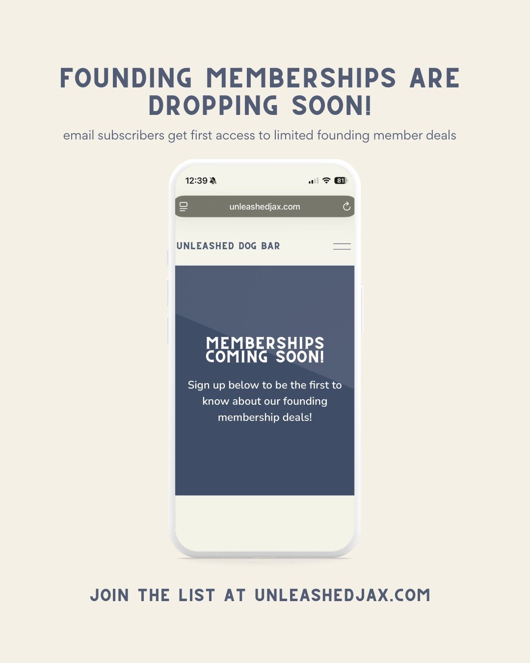 The secret is out! 🐾 We&rsquo;ll be releasing a limited number of Founding Memberships soon, and our email list will get first access before anyone else.

Don&rsquo;t miss out - visit our website and join the email list to be the first to know when 