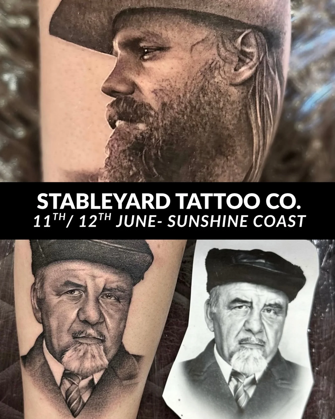 Excited to be joining @stableyardtattooco for a couple days on June 11th &amp; 12th 🤗 dm to discuss a booking 
.
.
.
#sunshinecoast #brisbane #queensland #queenslandtattoo #sippydowns