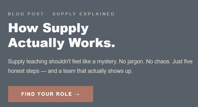 How Supply Actually Works.